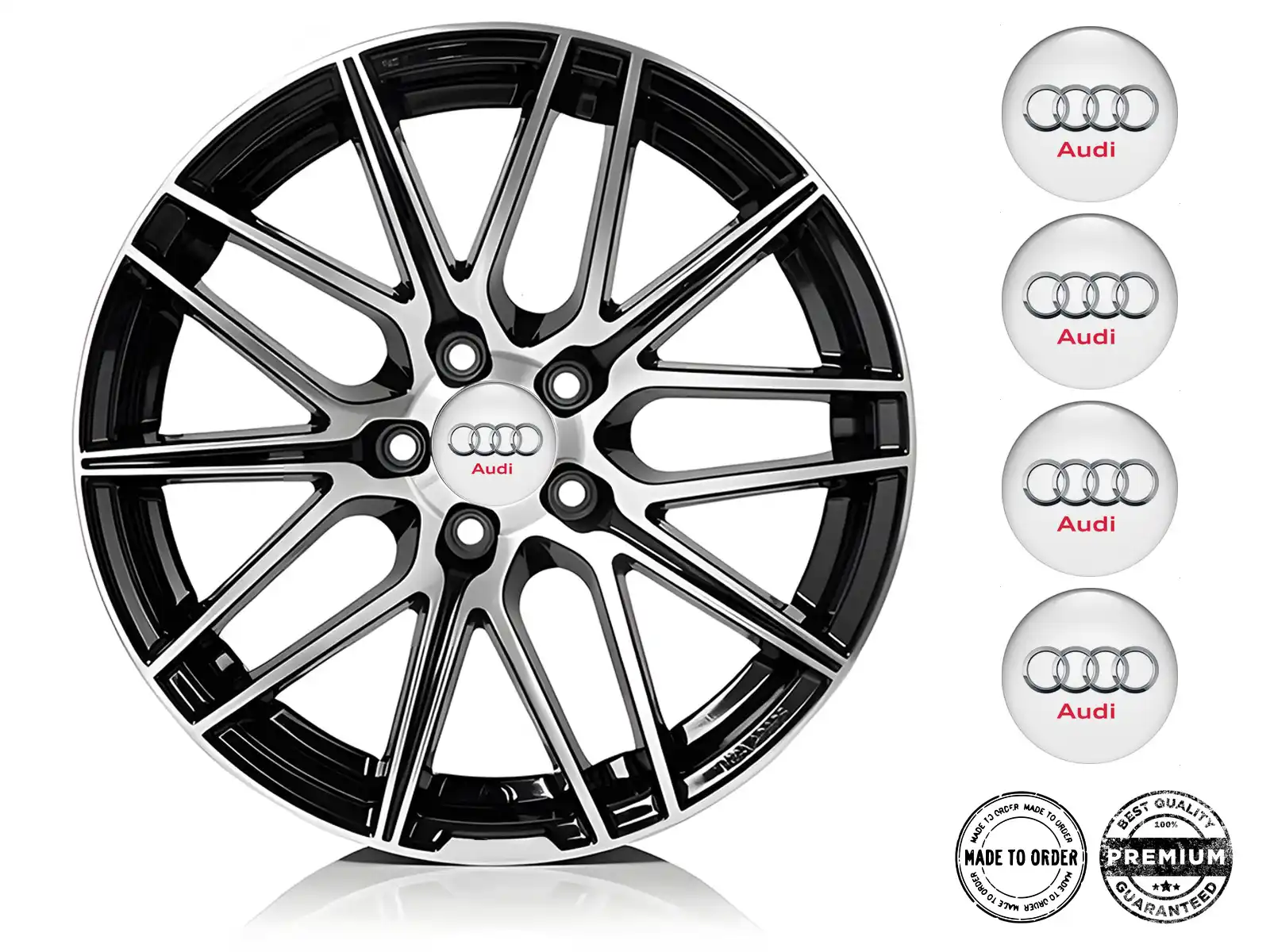 Audi Emblemas de Rueda Limitados Vector Deriva Cósmica